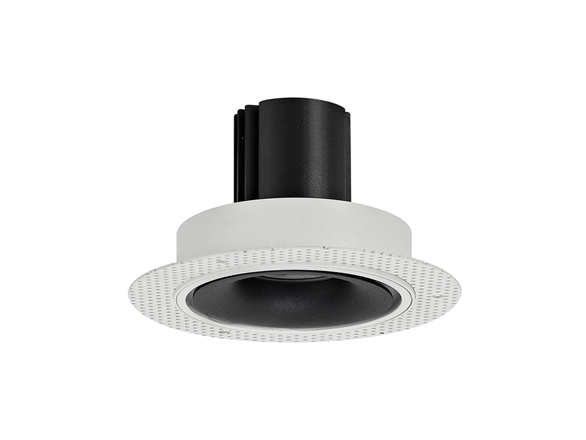 DM202072  Bolor T 9 Tridonic Powered 9W 2700K 770lm 24° CRI>90 LED Engine White/Black Trimless Fixed Recessed Spotlight; IP20